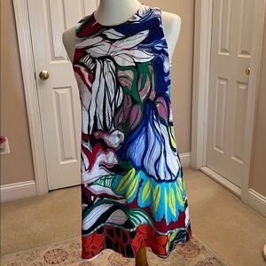Desigual dress Colorful Abstract Print Sleeveless Shift Dress